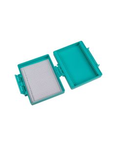 Slide Storage Box, Hinged, Plastic