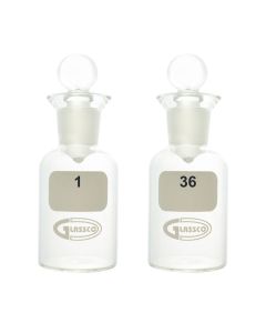BOD060-N BOD Bottles Borosilicate 60mL Numbered 1-36