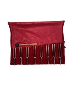 Steel Tuning Fork Set of 8