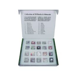 Collection of 20 Rocks & Minerals